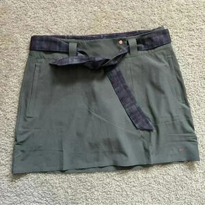 Nike Golf Dri Fit Convertible Skort Skirt Women’s Size Med 10 Gray Purple 416646